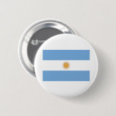 Vlag van Argentinië Ronde Button 5,7 Cm (Voorkant /achterkant)