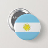 Vlag van Argentinië Ronde Button 5,7 Cm (Voorkant /achterkant)