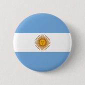 Vlag van Argentinië Ronde Button 5,7 Cm (Voorkant)