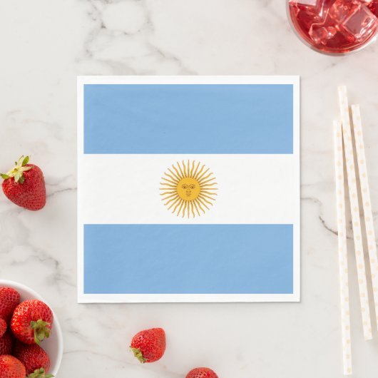 vlag van Argentinië Servet (Insitu)
