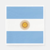 Vlag van Argentinië Servet (Voorkant)