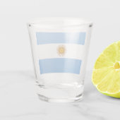 Vlag van Argentinië Shot Glas (Achterkant)