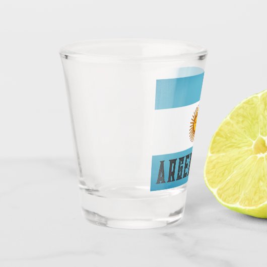 Vlag van Argentinië Shot Glas (Links)