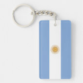 Vlag van Argentinië Sleutelhanger (Voorkant)