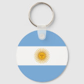 vlag van Argentinië Sleutelhanger (Voorkant)