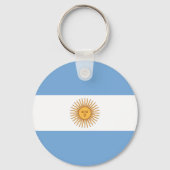 Vlag van Argentinië Sleutelhanger (Voorkant)