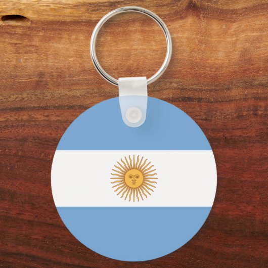 Vlag van Argentinië Sleutelhanger (Voorkant)
