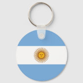 Vlag van Argentinië Sleutelhanger (Achterkant)