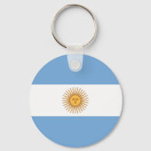 Vlag van Argentinië Sleutelhanger (Voorkant)