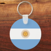 Vlag van Argentinië Sleutelhanger (Voorkant)