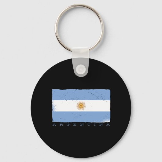 Vlag van ARGENTINIË Sleutelhanger (Voorkant)