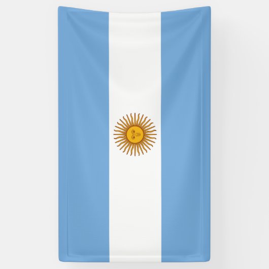 Vlag van Argentinië Spandoek (Verticaal)