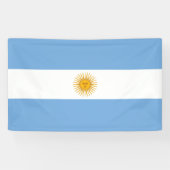 vlag van Argentinië Spandoek (Horizontaal)
