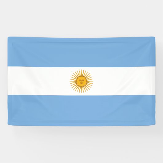 vlag van Argentinië Spandoek (Horizontaal)