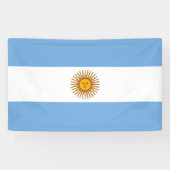 Vlag van Argentinië Spandoek (Horizontaal)