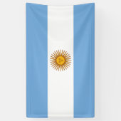 Vlag van Argentinië Spandoek (Verticaal)
