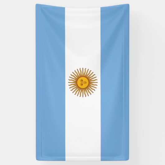 Vlag van Argentinië Spandoek (Verticaal)