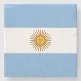Vlag van Argentinië Stenen Onderzetter