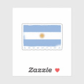 Vlag van ARGENTINIË Sticker (Vel)