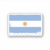 Vlag van ARGENTINIË Sticker (Voorkant)