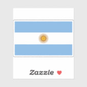 Vlag van Argentinië Sticker (Vel)