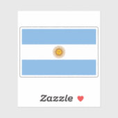 Vlag van Argentinië Sticker (Vel)