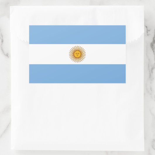 Vlag van Argentinië Sticker (Tas)