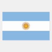 Vlag van Argentinië Sticker (Voorkant)