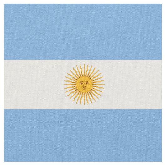 vlag van Argentinië Stof (Close Up)