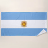 Vlag van Argentinië Strandlaken (Voorkant)
