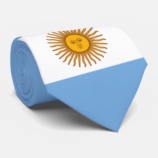 Vlag van Argentinië Stropdas (Opgerold)
