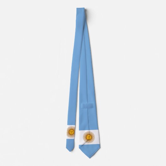 Vlag van Argentinië Stropdas (Achterkant)