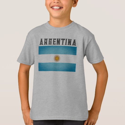 Vlag van Argentinië T-shirt (Voorkant)