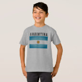 Vlag van Argentinië T-shirt (Voorkant volledig)