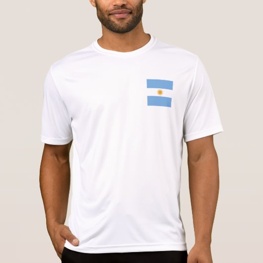 vlag van Argentinië T-shirt (Voorkant)