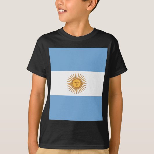 Vlag van Argentinië T-shirt (Voorkant)