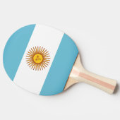 Vlag van Argentinië Tafeltennisbatje (Zijkant)