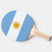 vlag van Argentinië Tafeltennisbatje (Zijkant)
