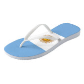 Vlag van Argentinië Teenslippers (Schuin)