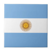 Vlag van Argentinië Tegeltje (Voorkant)