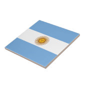Vlag van Argentinië Tegeltje (Zijkant)