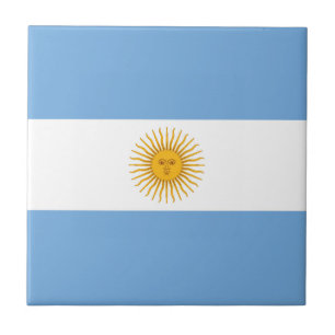 vlag van Argentinië Tegeltje