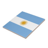 vlag van Argentinië Tegeltje (Zijkant)