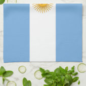 vlag van Argentinië Theedoek (Gevouwen)