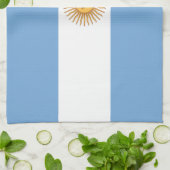 Vlag van Argentinië Theedoek (Gevouwen)