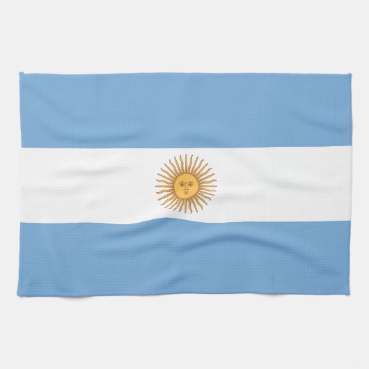 Vlag van Argentinië Theedoek (Horizontaal)