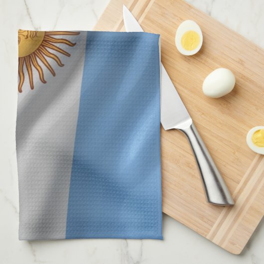 Vlag van Argentinië Theedoek (Quarter Fold)