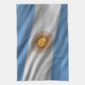 Vlag van Argentinië Theedoek (Verticaal)