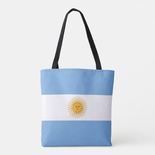 vlag van Argentinië Tote Bag (Achterkant)