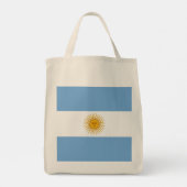 vlag van Argentinië Tote Bag (Achterkant)